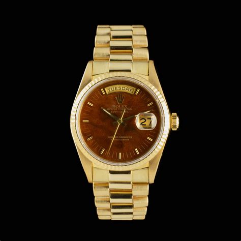 rolex day-date 18038 wood